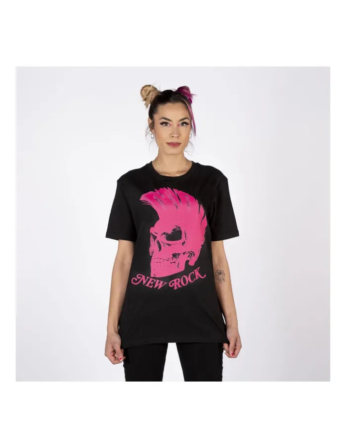 WomenMen Black WTshirt6S2 New Rock TShirts