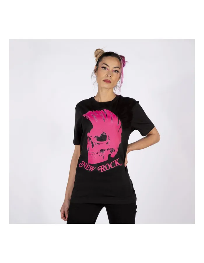 WomenMen Black WTshirt6S2 New Rock TShirts WomenMen Black WTshirt6S2 New Rock TShirts