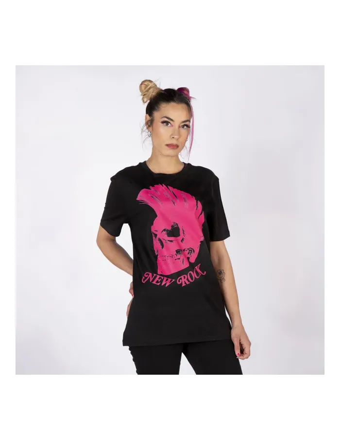 WomenMen Black WTshirt6S2 New Rock TShirts WomenMen Black WTshirt6S2 New Rock TShirts