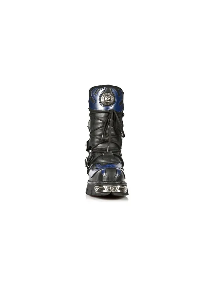 WomenMen Boot Metallic M107C5 New Rock Boots
