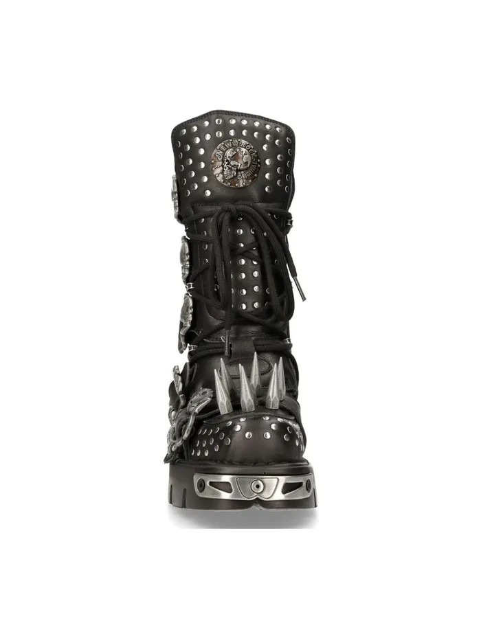 WomenMen Boot Metallic M1535S1 New Rock Boots WomenMen Boot Metallic M1535S1 New Rock Boots