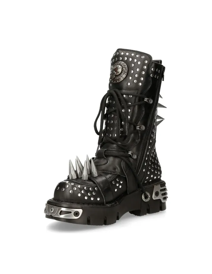 WomenMen Boot Metallic M1535S1 New Rock Boots WomenMen Boot Metallic M1535S1 New Rock Boots
