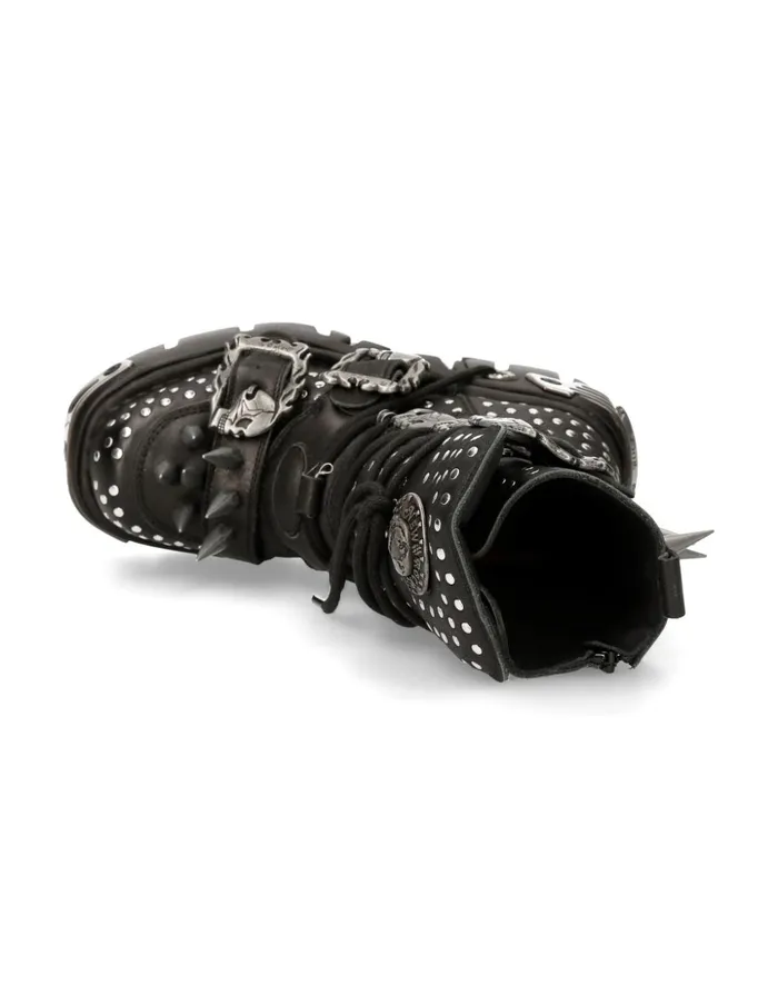 WomenMen Boot Metallic M1535S1 New Rock Boots WomenMen Boot Metallic M1535S1 New Rock Boots