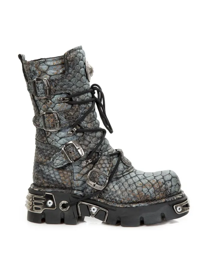 WomenMen Boot Metallic M373C408 New Rock Boots