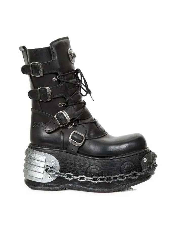 WomenMen Boot Metallic M373C76 New Rock Boots
