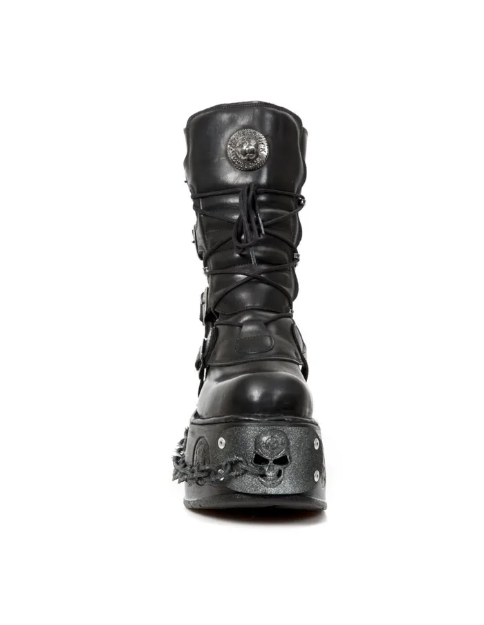 WomenMen Boot Metallic M373C76 New Rock Boots