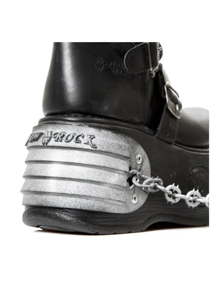 WomenMen Boot Metallic M373C76 New Rock Boots