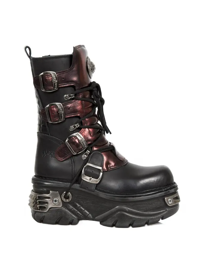WomenMen Boot Metallic M373Cz84 New Rock Boots