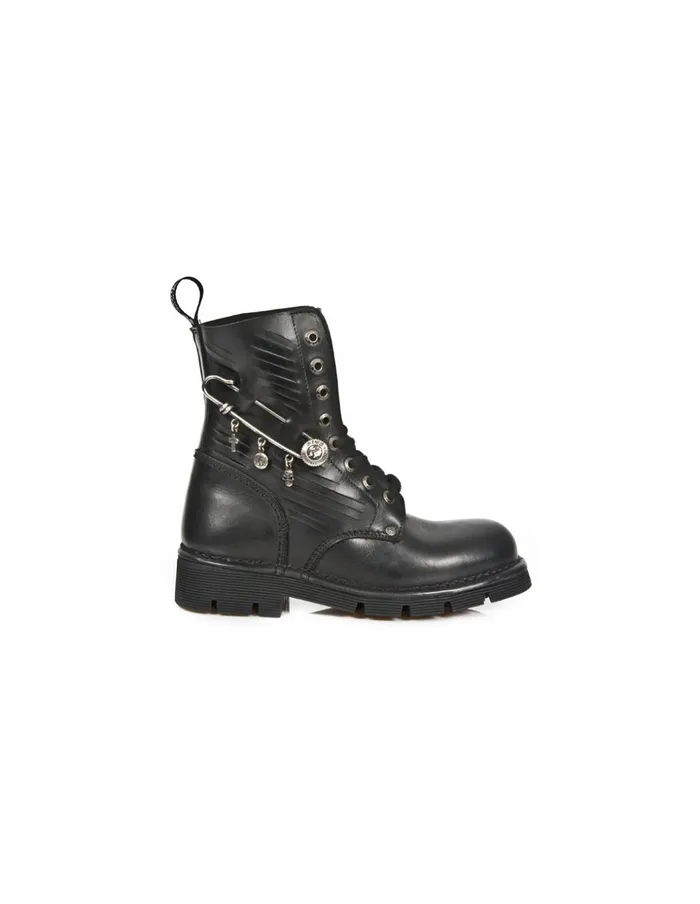 WomenMen Boot Metallic MMili184C1 New Rock Boots