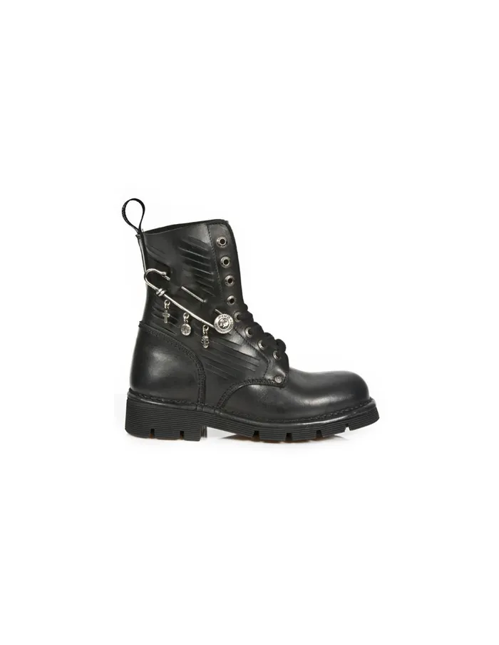 WomenMen Boot Metallic MMili184C1 New Rock Boots