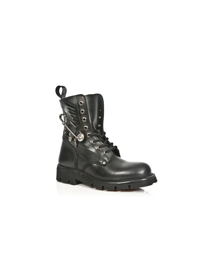 WomenMen Boot Metallic MMili184C1 New Rock Boots