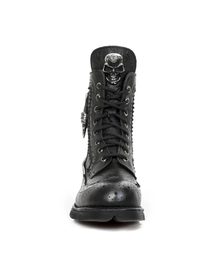 WomenMen Boot Metallic MNewmili120C2 New Rock Boots WomenMen Boot Metallic MNewmili120C2 New Rock Boots