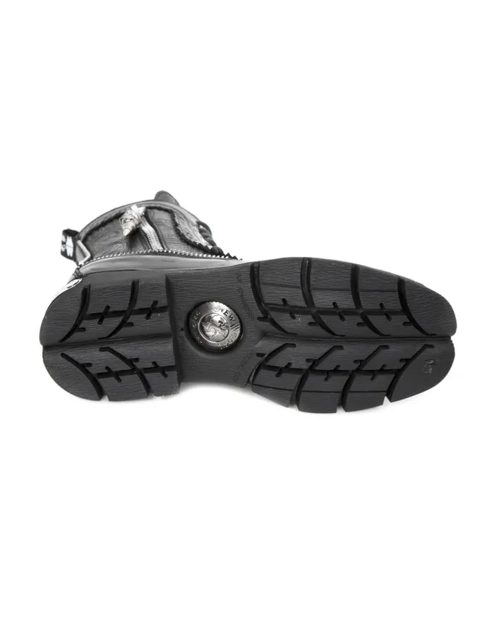 WomenMen Boot Metallic MNewmili120C2 New Rock Boots WomenMen Boot Metallic MNewmili120C2 New Rock Boots