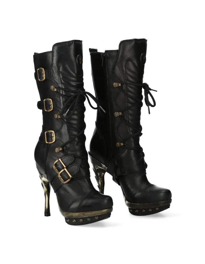 WomenMen Boot Punk MPunk001C6 New Rock High Boots