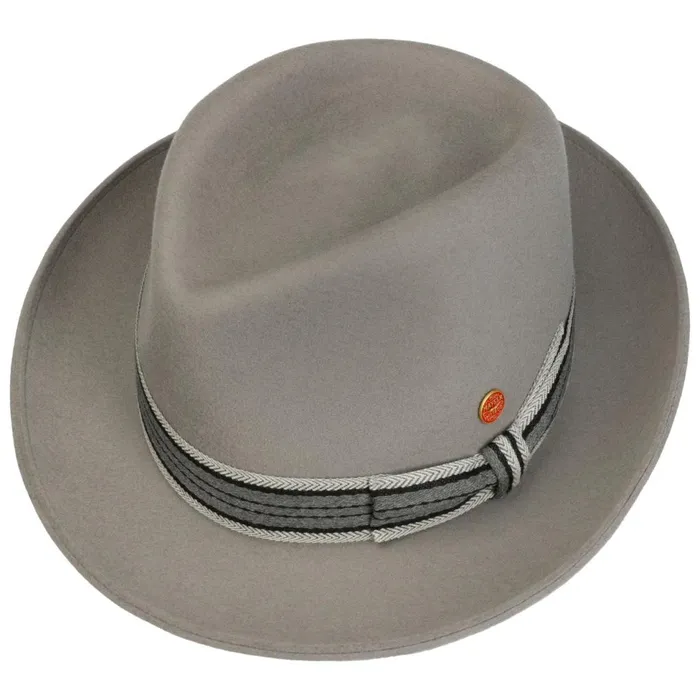 WomenMen Felt Hats Mayser Samuel Fedora Wool Felt Hat Blue WomenMen Felt Hats Mayser Samuel Fedora Wool Felt Hat Blue