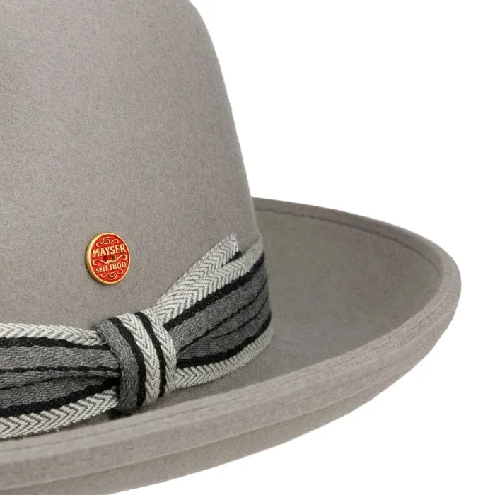 WomenMen Felt Hats Mayser Samuel Fedora Wool Felt Hat Blue WomenMen Felt Hats Mayser Samuel Fedora Wool Felt Hat Blue