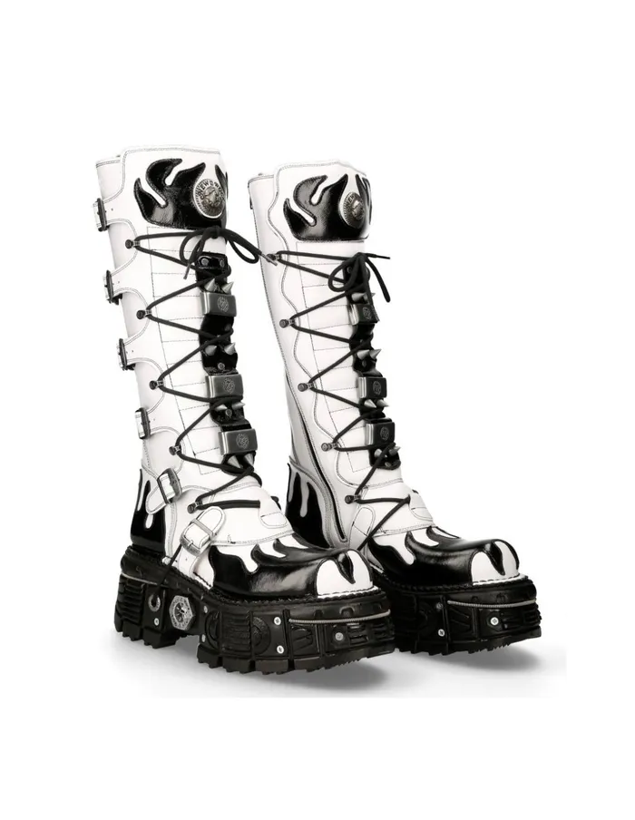 WomenMen High Boot Imperfect M161C9 New Rock Boots