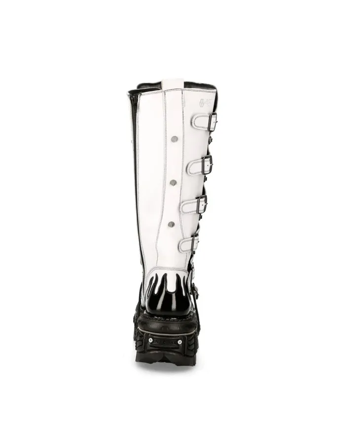 WomenMen High Boot Imperfect M161C9 New Rock Boots WomenMen High Boot Imperfect M161C9 New Rock Boots