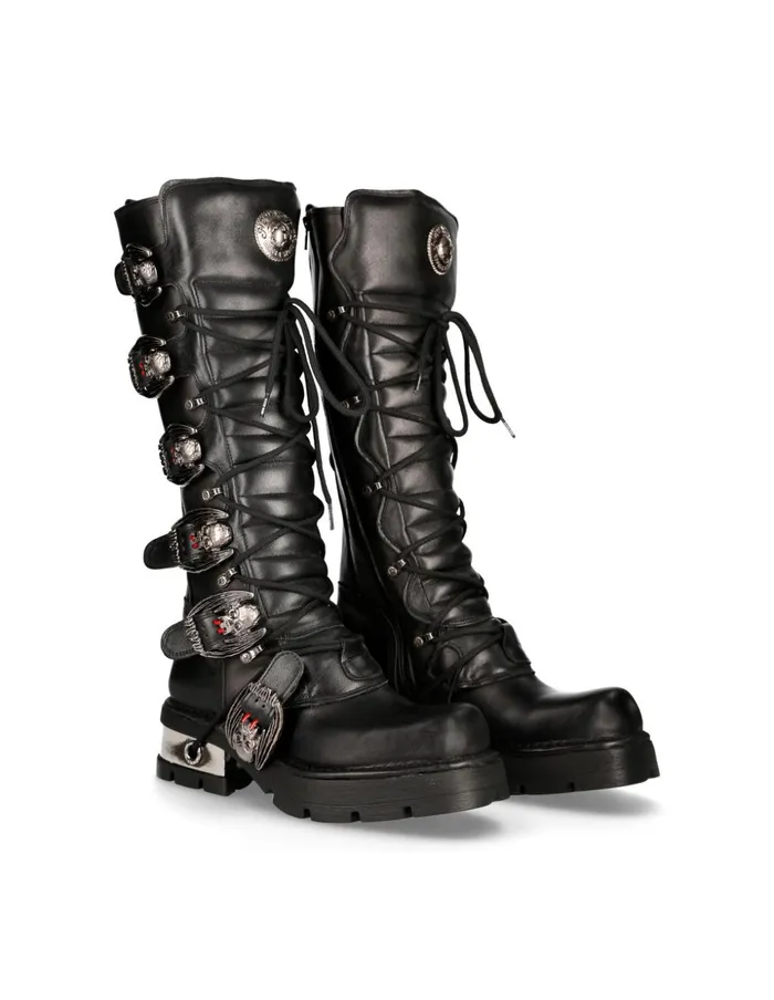 WomenMen High Boot Metallic M272C34 New Rock Boots