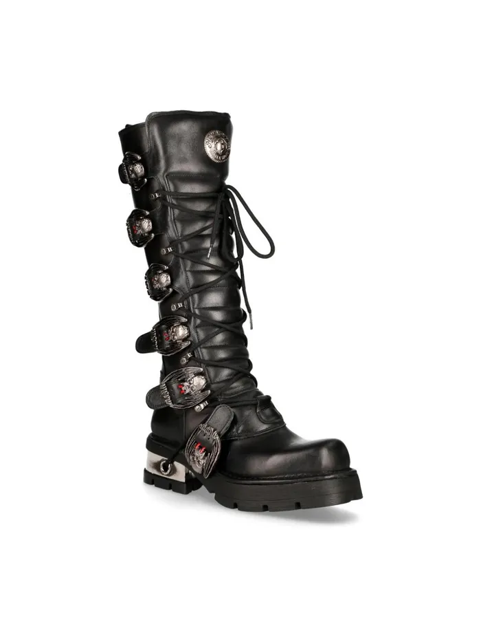 WomenMen High Boot Metallic M272C34 New Rock Boots WomenMen High Boot Metallic M272C34 New Rock Boots