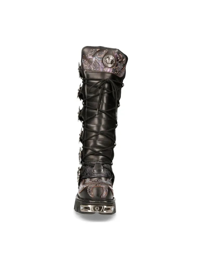WomenMen Metallic M272Cz33 New Rock Boots