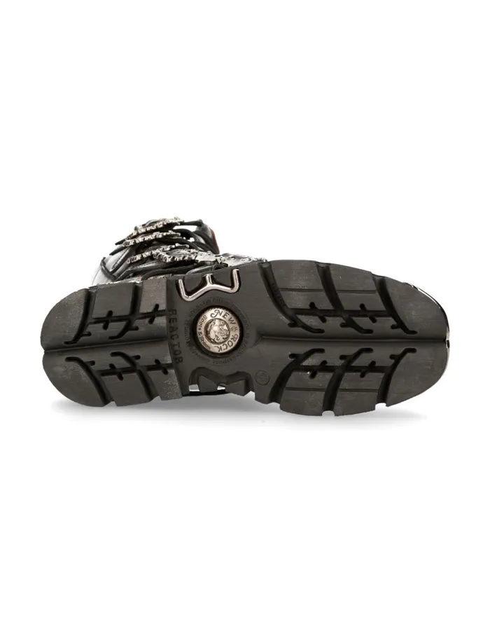 WomenMen Metallic M272Cz33 New Rock Boots