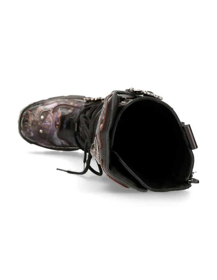 WomenMen Metallic M272Cz33 New Rock Boots