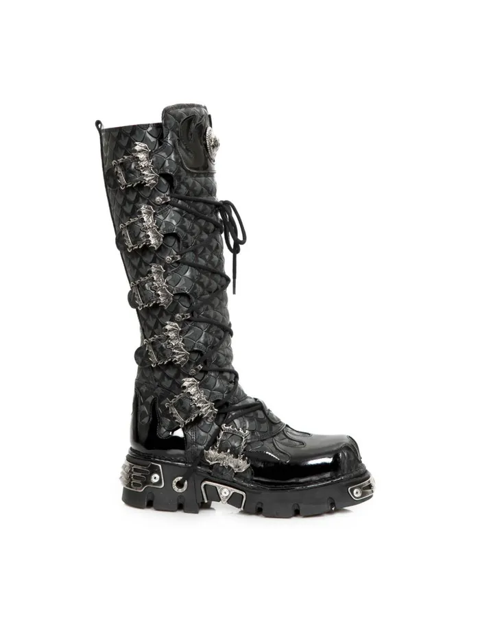 WomenMen Metallic M308C9 New Rock Boots WomenMen Metallic M308C9 New Rock Boots