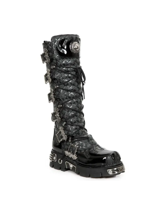 WomenMen Metallic M308C9 New Rock Boots WomenMen Metallic M308C9 New Rock Boots