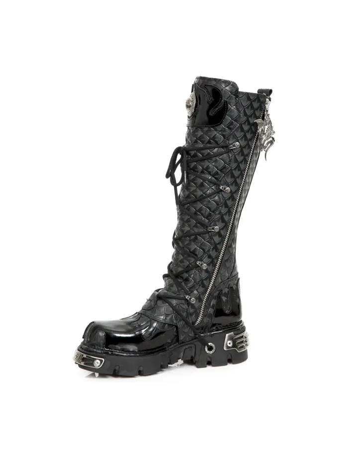 WomenMen Metallic M308C9 New Rock Boots WomenMen Metallic M308C9 New Rock Boots