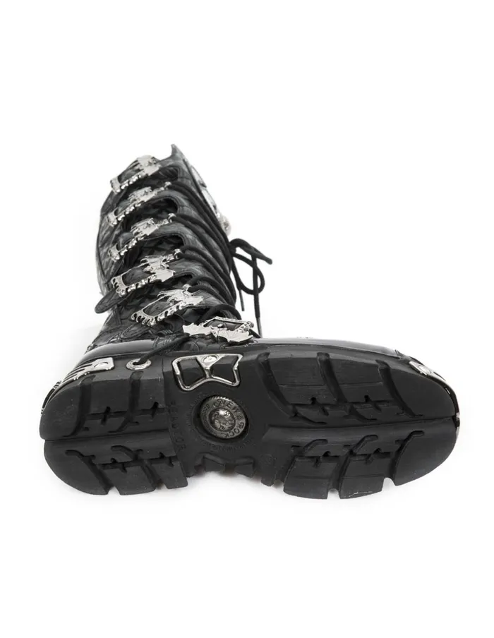 WomenMen Metallic M308C9 New Rock Boots WomenMen Metallic M308C9 New Rock Boots