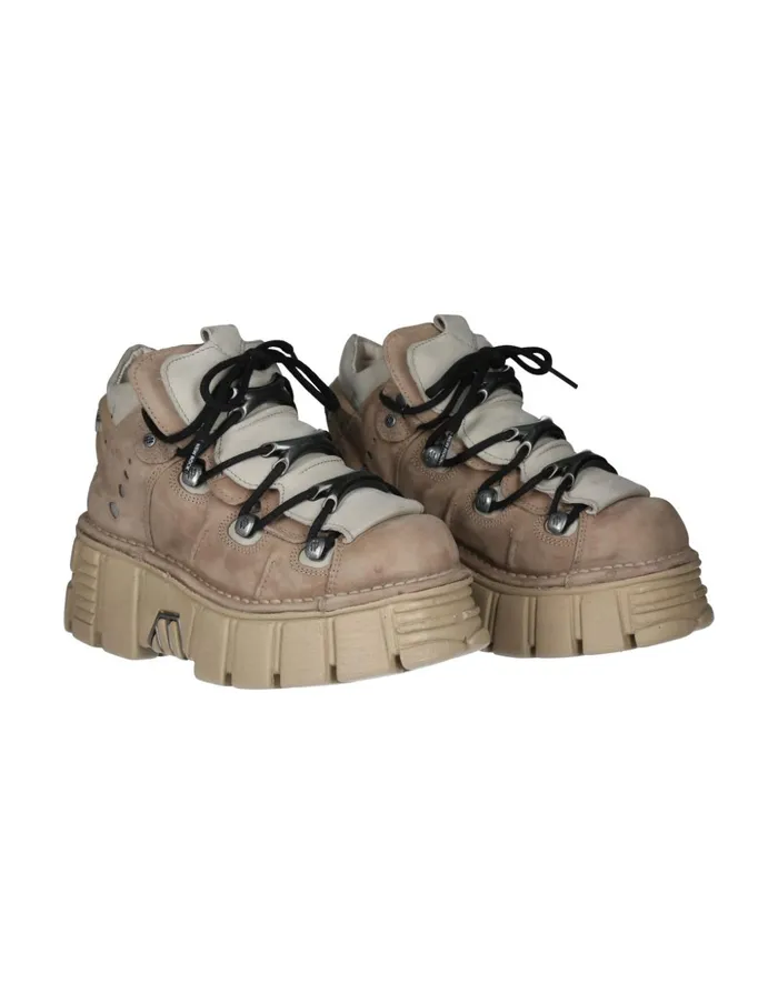 WomenMen Shoe Metallic M106C15 New Rock Booties