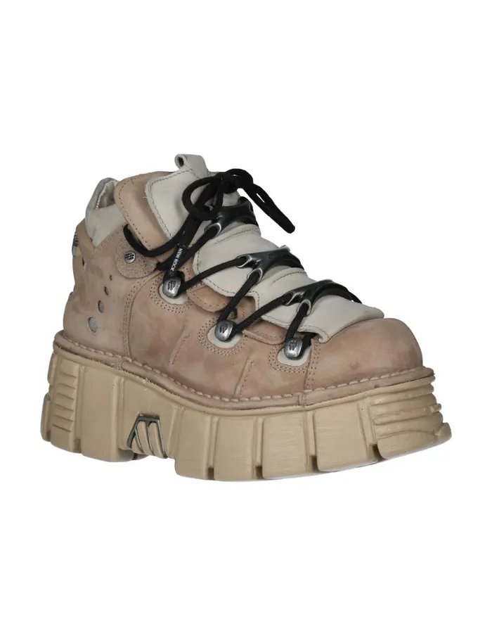 WomenMen Shoe Metallic M106C15 New Rock Booties WomenMen Shoe Metallic M106C15 New Rock Booties