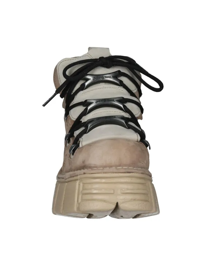 WomenMen Shoe Metallic M106C15 New Rock Booties WomenMen Shoe Metallic M106C15 New Rock Booties