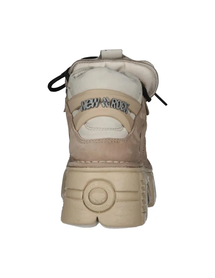 WomenMen Shoe Metallic M106C15 New Rock Booties WomenMen Shoe Metallic M106C15 New Rock Booties