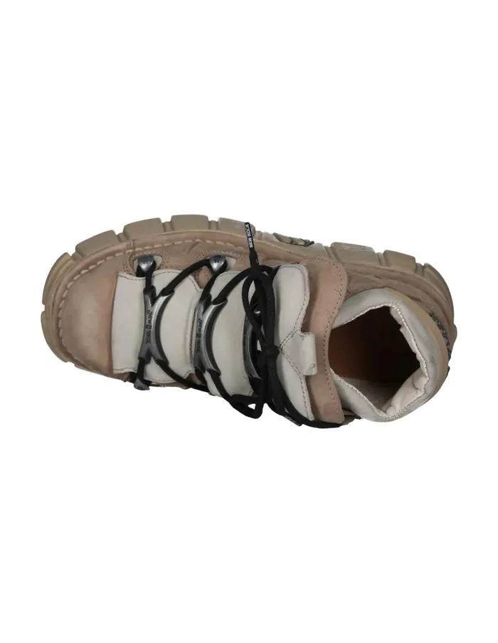 WomenMen Shoe Metallic M106C15 New Rock Booties WomenMen Shoe Metallic M106C15 New Rock Booties