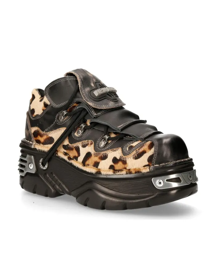 WomenMen Shoe Metallic M1075C4 New Rock Booties WomenMen Shoe Metallic M1075C4 New Rock Booties