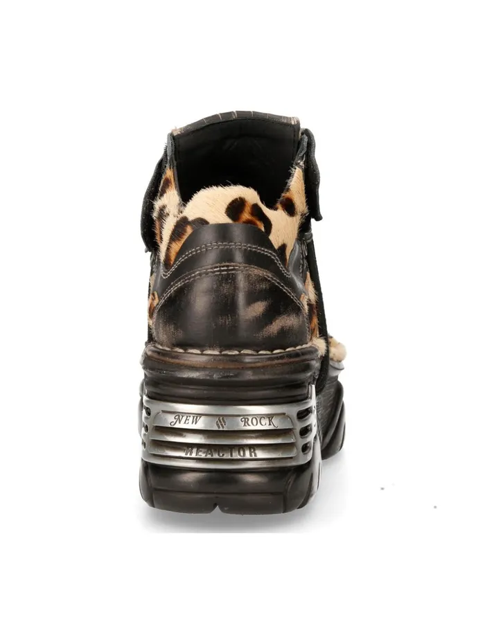 WomenMen Shoe Metallic M1075C4 New Rock Booties WomenMen Shoe Metallic M1075C4 New Rock Booties