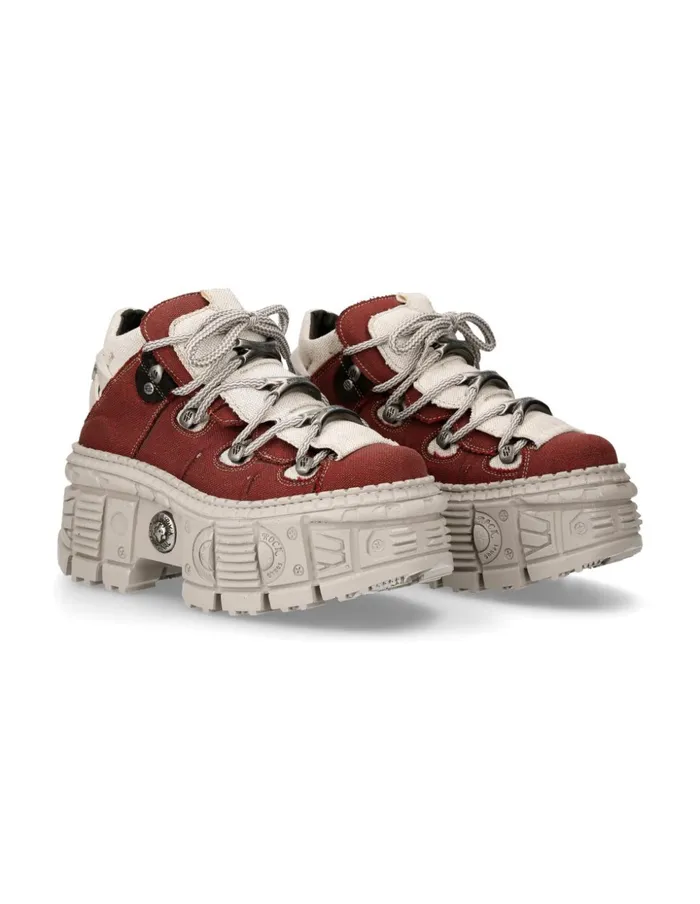 WomenMen Shoe Tank With Laces MWall106V11 New Rock Booties