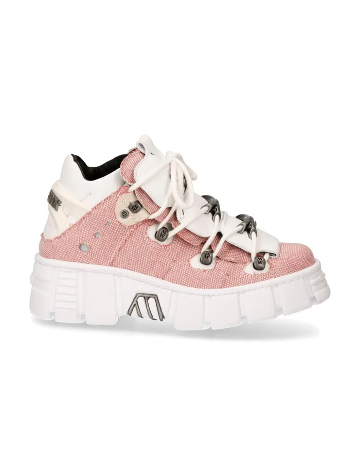 WomenMen Shoe Tower With Laces MWall106V1 New Rock Booties WomenMen Shoe Tower With Laces MWall106V1 New Rock Booties