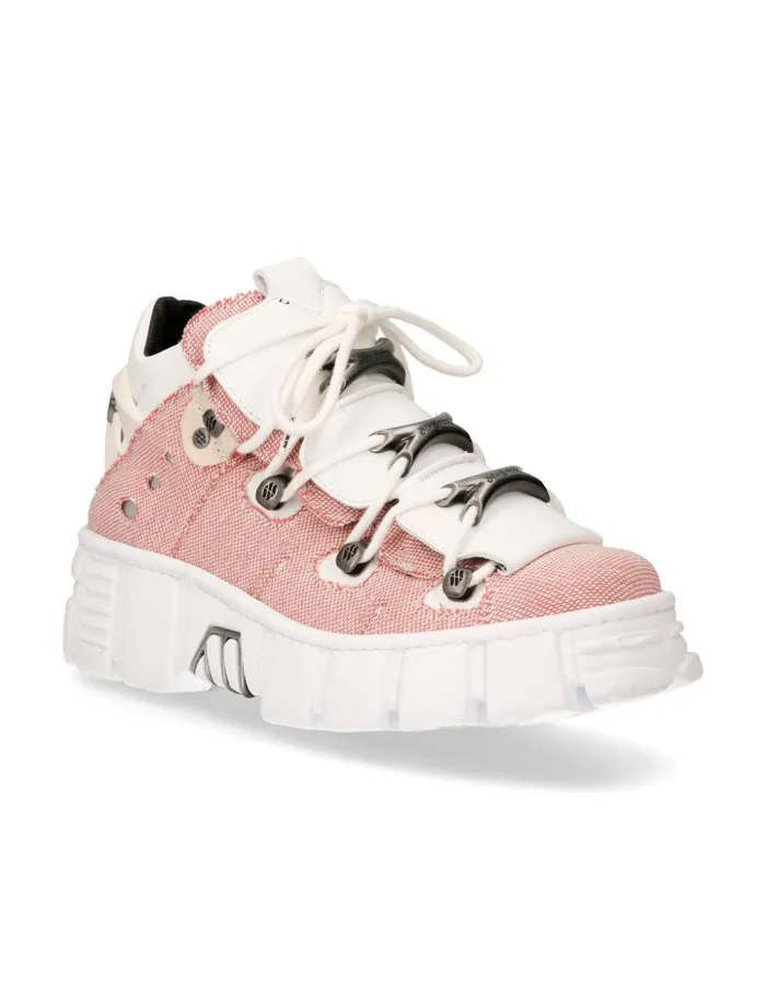 WomenMen Shoe Tower With Laces MWall106V1 New Rock Booties WomenMen Shoe Tower With Laces MWall106V1 New Rock Booties