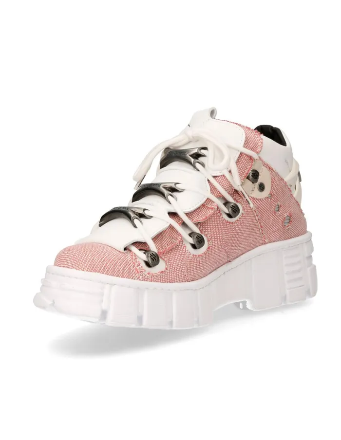 WomenMen Shoe Tower With Laces MWall106V1 New Rock Booties WomenMen Shoe Tower With Laces MWall106V1 New Rock Booties