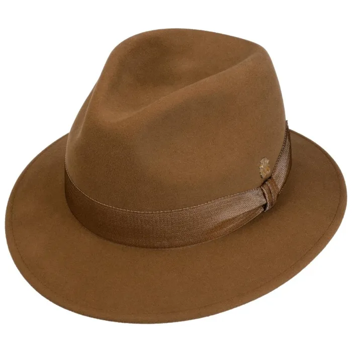 WomenMen Traveler Hats Mayser Jake Velvet Traveler Wool Hat Zechbauer Brown WomenMen Traveler Hats Mayser Jake Velvet Traveler Wool Hat Zechbauer Brown
