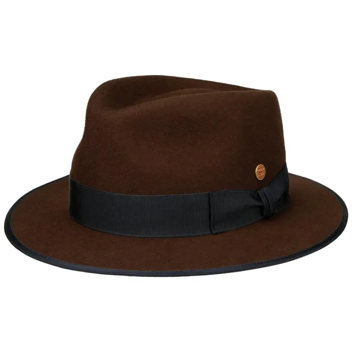 WomenMen Traveler Hats Mayser Julien039s Wool Hat Dark Brown