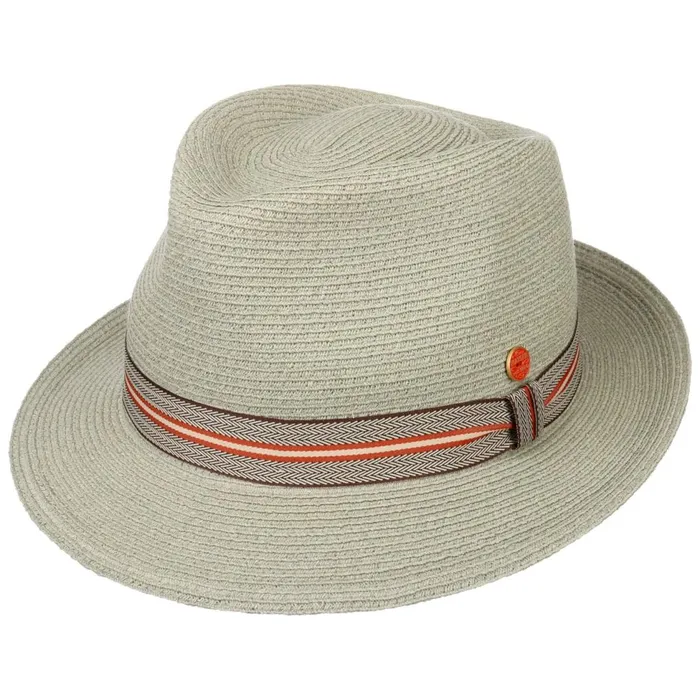 WomenMen Trilby Hats Mayser Classic Maleo Trilby Straw Hat Mint