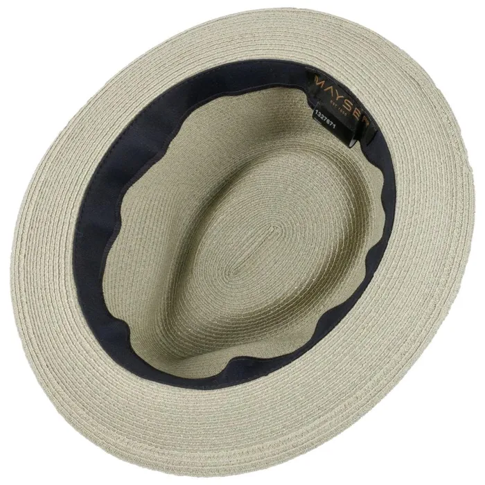 WomenMen Trilby Hats Mayser Classic Maleo Trilby Straw Hat Mint WomenMen Trilby Hats Mayser Classic Maleo Trilby Straw Hat Mint
