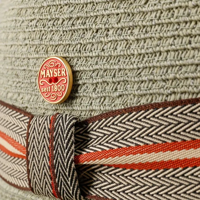 WomenMen Trilby Hats Mayser Classic Maleo Trilby Straw Hat Mint WomenMen Trilby Hats Mayser Classic Maleo Trilby Straw Hat Mint
