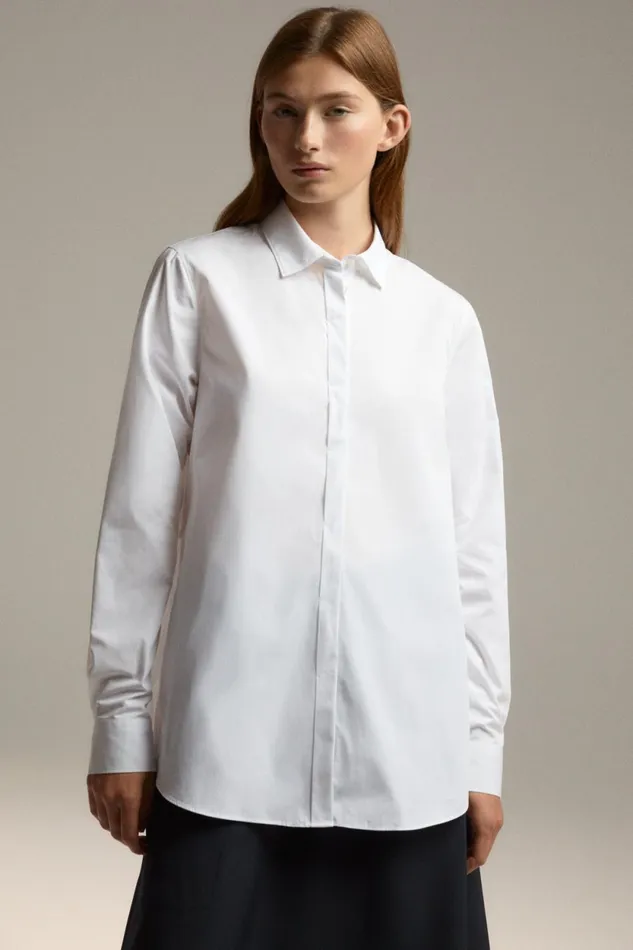 WomenMen White Gold Shirt Ecoalf Onepointzero
