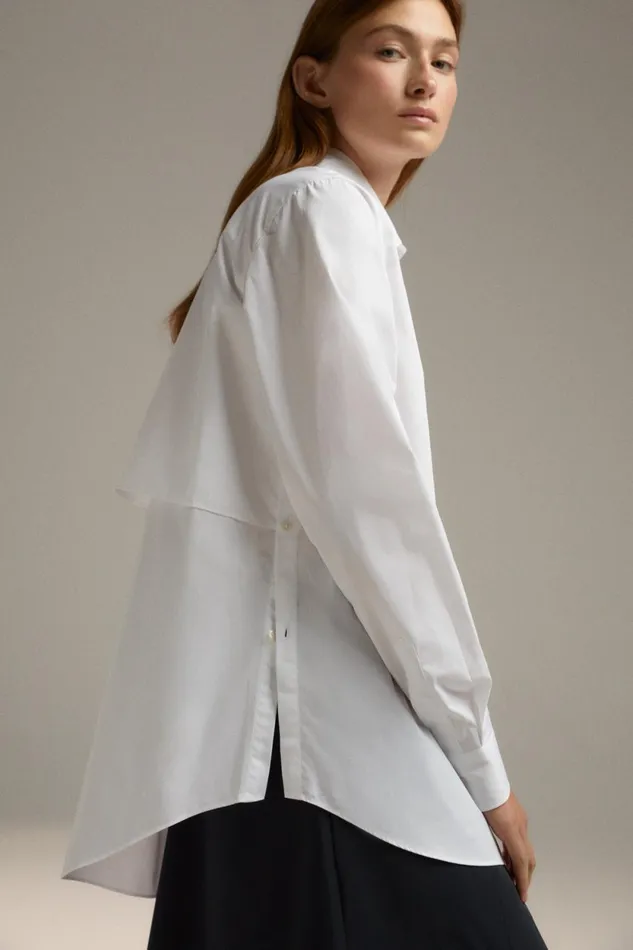 WomenMen White Gold Shirt Ecoalf Onepointzero