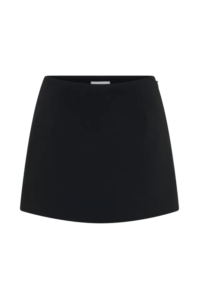 Women Meshki Bottoms Alix Suiting Mini Skort 8211 Black
